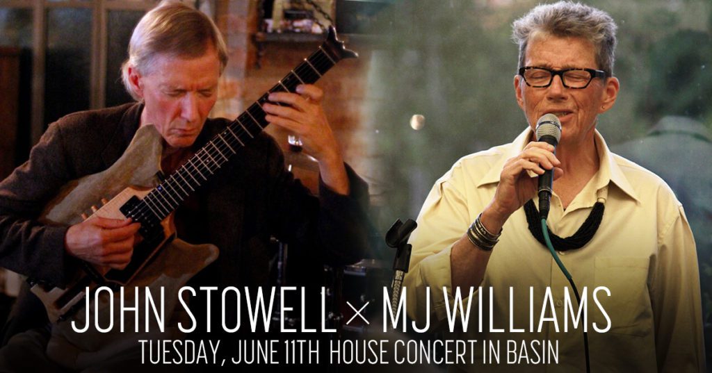 On Tuesday Night At Old High Note Cafe In Basin - Mj Williams And John Stowell